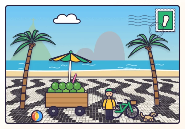 Postkarte aus Rio de Janeiro