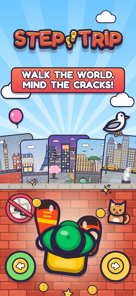 Walk the world. Mind the cracks!