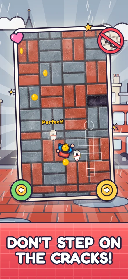 Don't step on the cracks!