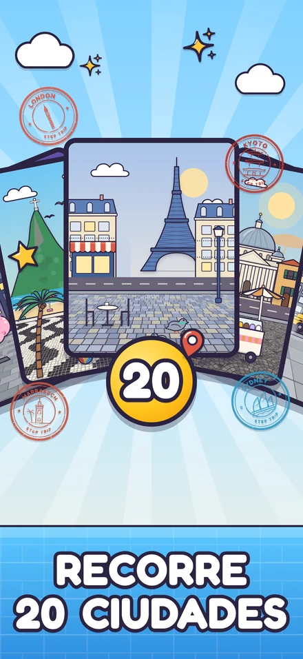Recorre 20 ciudades