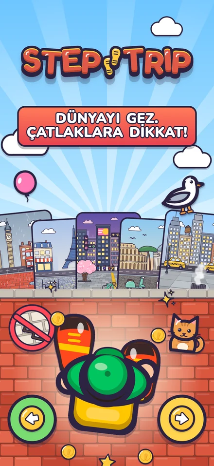 Dünyayı gez. Çatlaklara dikkat!